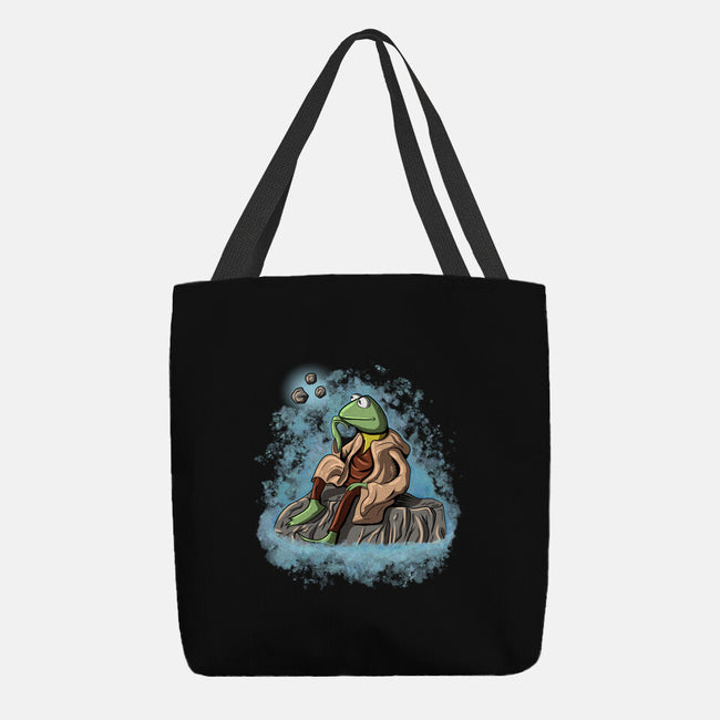 Frog Master Jedi-None-Basic Tote-Bag-nickzzarto