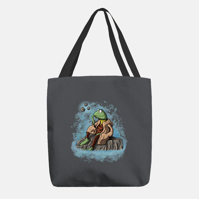 Frog Master Jedi-None-Basic Tote-Bag-nickzzarto