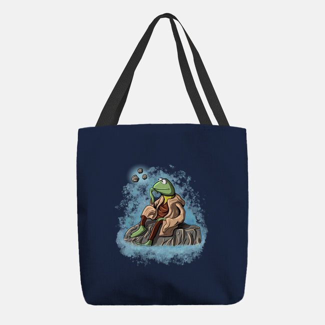 Frog Master Jedi-None-Basic Tote-Bag-nickzzarto