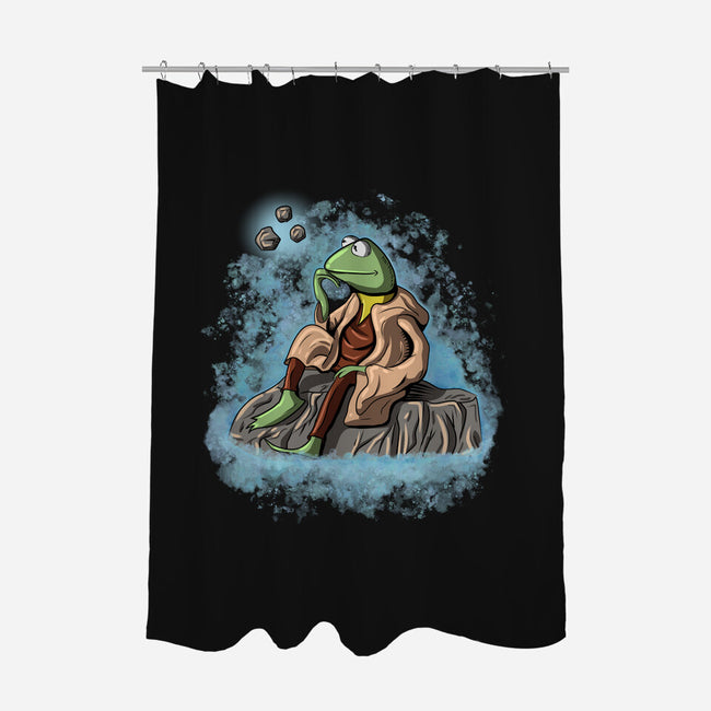 Frog Master Jedi-None-Polyester-Shower Curtain-nickzzarto