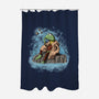 Frog Master Jedi-None-Polyester-Shower Curtain-nickzzarto