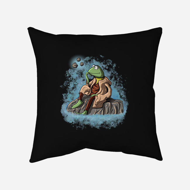 Frog Master Jedi-None-Removable Cover w Insert-Throw Pillow-nickzzarto