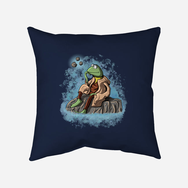 Frog Master Jedi-None-Removable Cover w Insert-Throw Pillow-nickzzarto