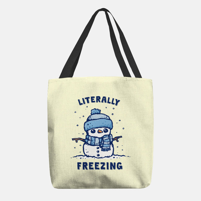 Literally Freezing-None-Basic Tote-Bag-kg07