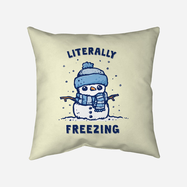 Literally Freezing-None-Removable Cover w Insert-Throw Pillow-kg07