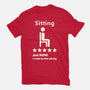 I Could Do This All Day-Womens-Fitted-Tee-BridgeWalker