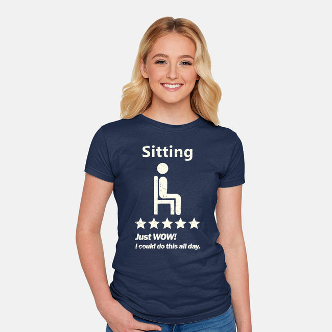 I Could Do This All Day-Womens-Fitted-Tee-BridgeWalker