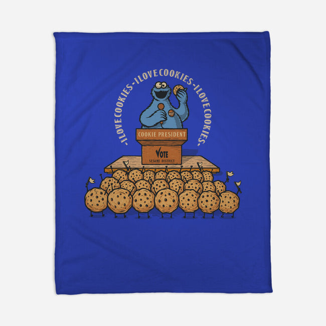 Cookie Elections-None-Fleece-Blanket-erion_designs