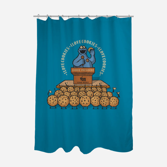 Cookie Elections-None-Polyester-Shower Curtain-erion_designs