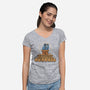 Cookie Elections-Womens-V-Neck-Tee-erion_designs