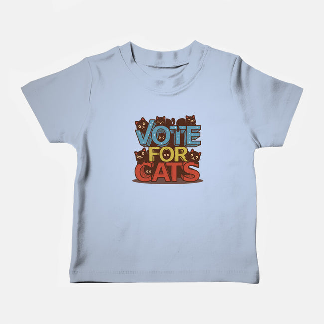 Vote For Cats-Baby-Basic-Tee-erion_designs