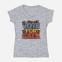 Vote For Cats-Womens-V-Neck-Tee-erion_designs