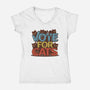 Vote For Cats-Womens-V-Neck-Tee-erion_designs