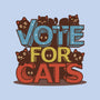 Vote For Cats-None-Removable Cover w Insert-Throw Pillow-erion_designs