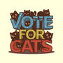 Vote For Cats-None-Removable Cover w Insert-Throw Pillow-erion_designs