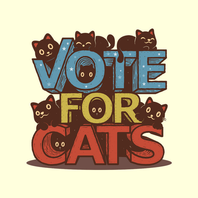 Vote For Cats-None-Fleece-Blanket-erion_designs