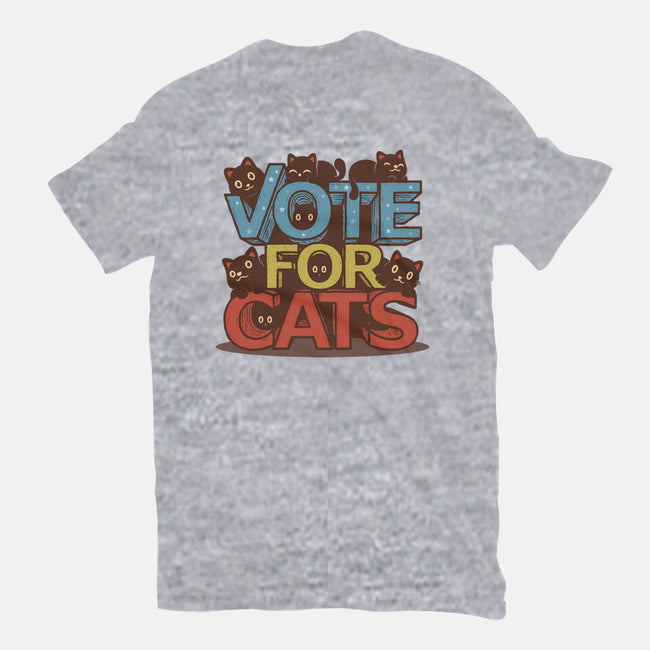 Vote For Cats-Mens-Basic-Tee-erion_designs