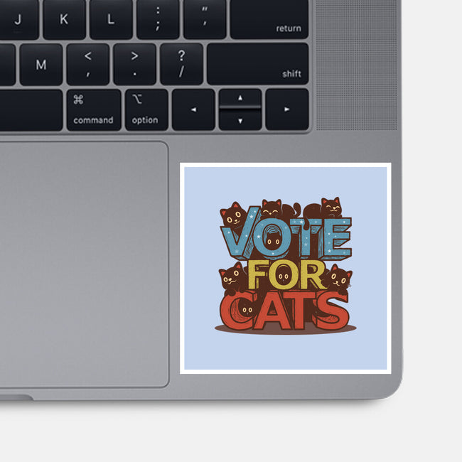 Vote For Cats-None-Glossy-Sticker-erion_designs