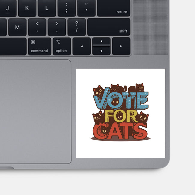 Vote For Cats-None-Glossy-Sticker-erion_designs