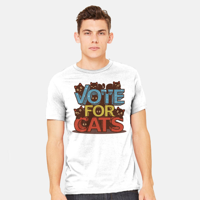 Vote For Cats-Mens-Heavyweight-Tee-erion_designs