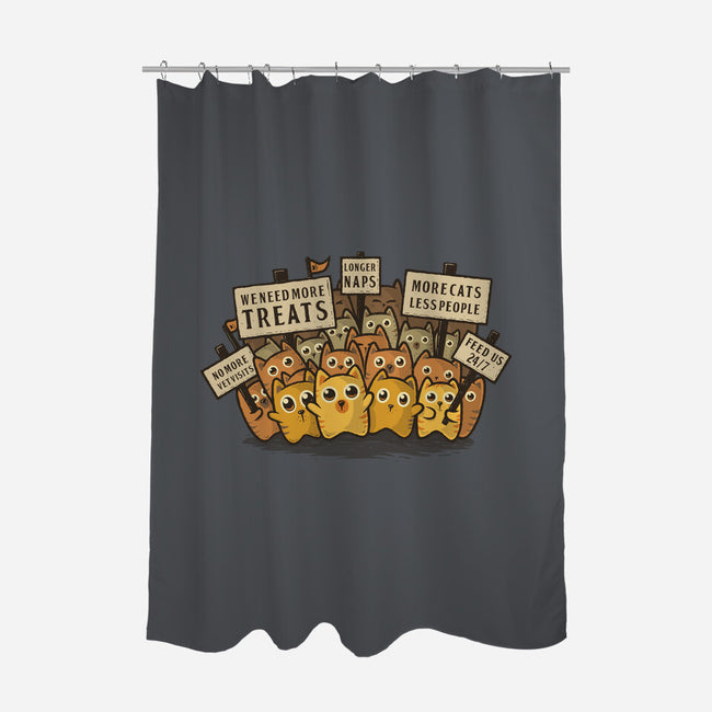 Pet Protest-None-Polyester-Shower Curtain-erion_designs