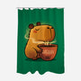 Cafe-bara-None-Polyester-Shower Curtain-erion_designs