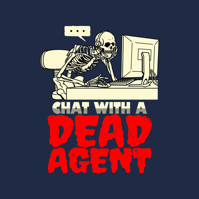 Chat With A Dead Agent-Mens-Heavyweight-Tee-Boggs Nicolas