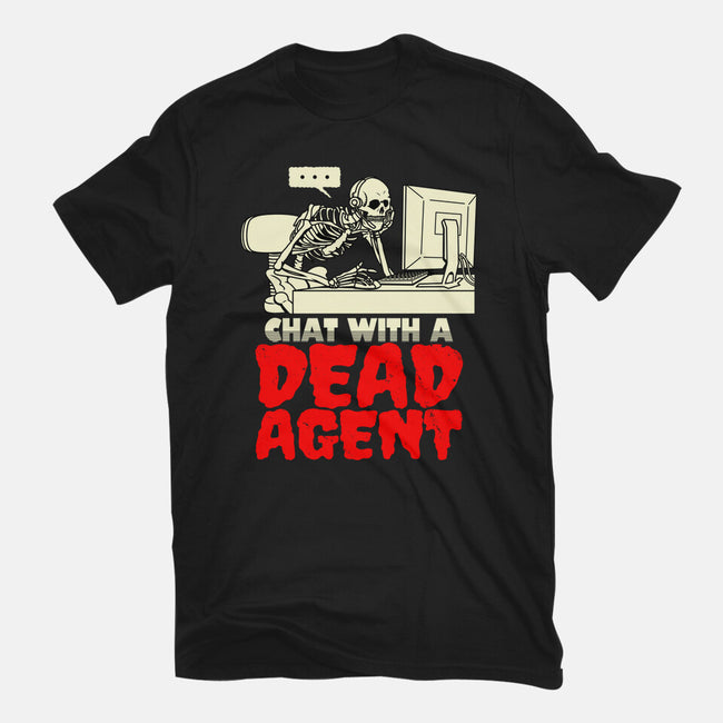 Chat With A Dead Agent-Mens-Basic-Tee-Boggs Nicolas