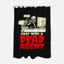 Chat With A Dead Agent-None-Polyester-Shower Curtain-Boggs Nicolas