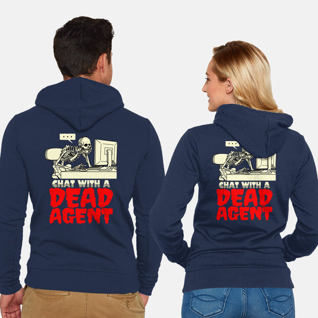 Chat With A Dead Agent-Unisex-Zip-Up-Sweatshirt-Boggs Nicolas