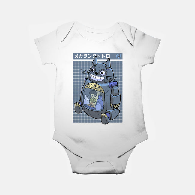 Mecha Tank Totoro-Baby-Basic-Onesie-Astrobot Invention