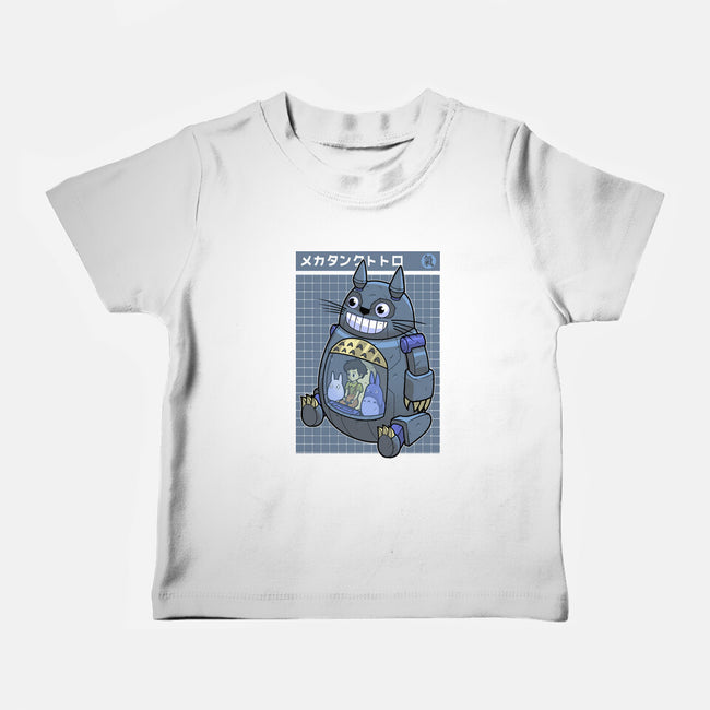 Mecha Tank Totoro-Baby-Basic-Tee-Astrobot Invention