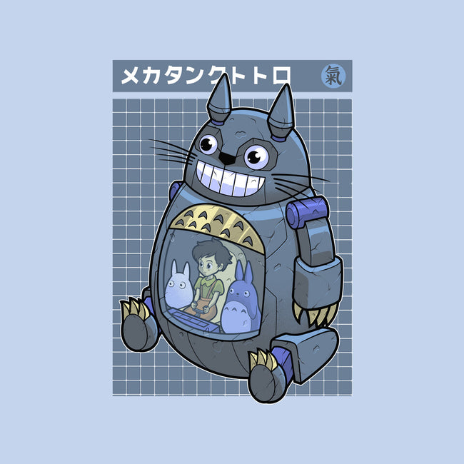 Mecha Tank Totoro-Mens-Basic-Tee-Astrobot Invention