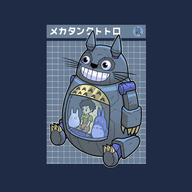 Mecha Tank Totoro-None-Fleece-Blanket-Astrobot Invention