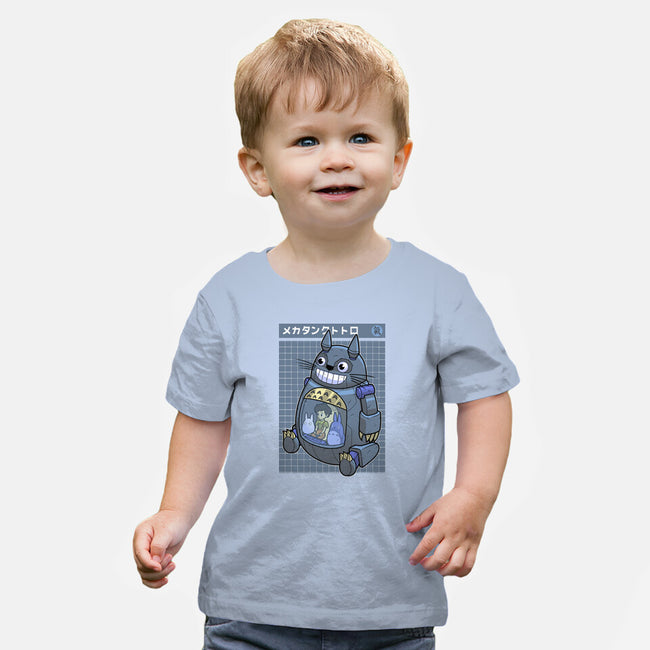 Mecha Tank Totoro-Baby-Basic-Tee-Astrobot Invention