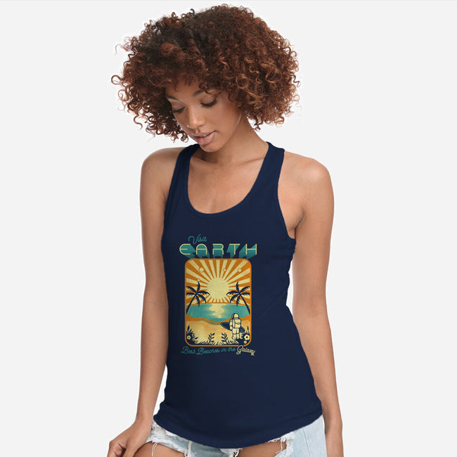 Best Beaches In The Galaxy-Womens-Racerback-Tank-tobefonseca