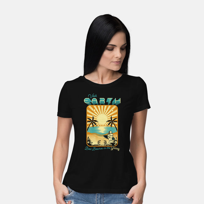 Best Beaches In The Galaxy-Womens-Basic-Tee-tobefonseca