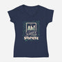 Ah The Element Of Surprise-Womens-V-Neck-Tee-tobefonseca