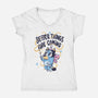 Better Things Are Coming-Womens-V-Neck-Tee-tobefonseca