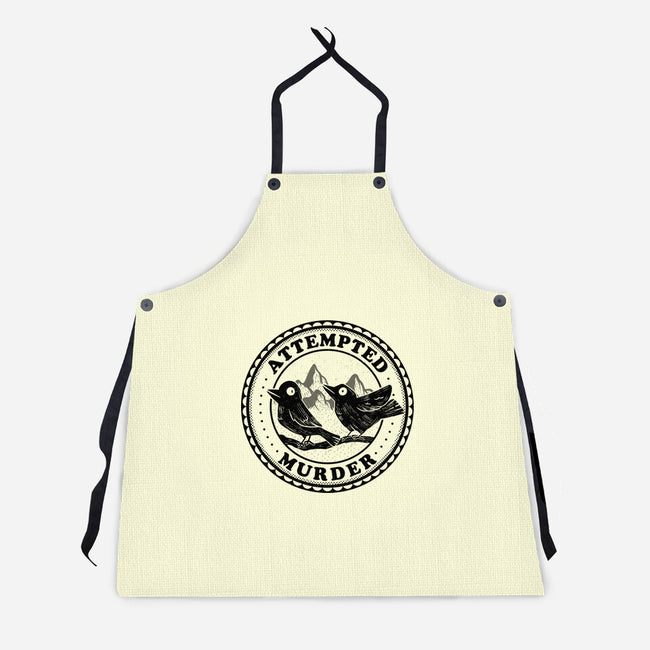 Murder Crows-Unisex-Kitchen-Apron-tobefonseca