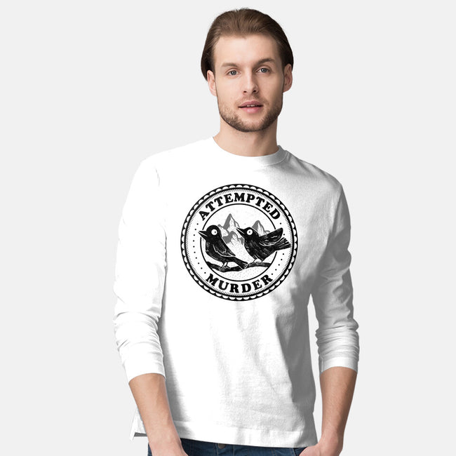 Murder Crows-Mens-Long Sleeved-Tee-tobefonseca