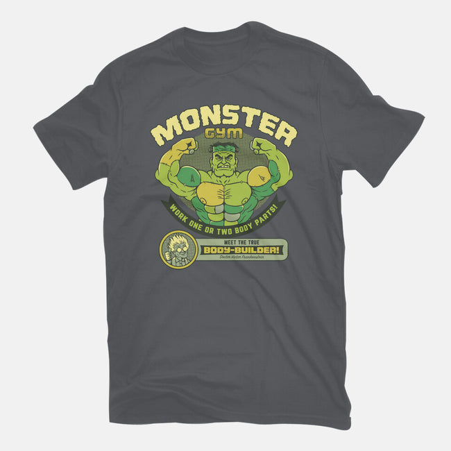 Frankenstein Bodybuilder-Womens-Fitted-Tee-tobefonseca