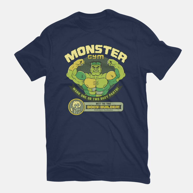 Frankenstein Bodybuilder-Womens-Basic-Tee-tobefonseca