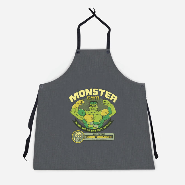 Frankenstein Bodybuilder-Unisex-Kitchen-Apron-tobefonseca