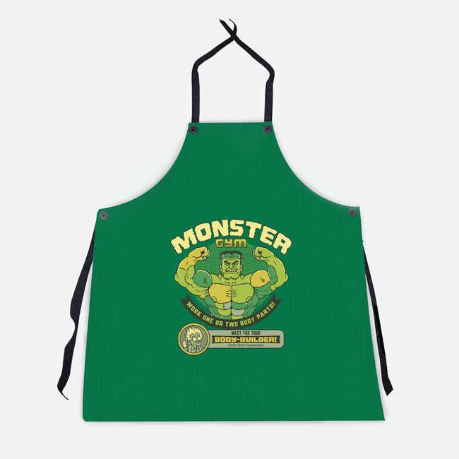 Frankenstein Bodybuilder-Unisex-Kitchen-Apron-tobefonseca