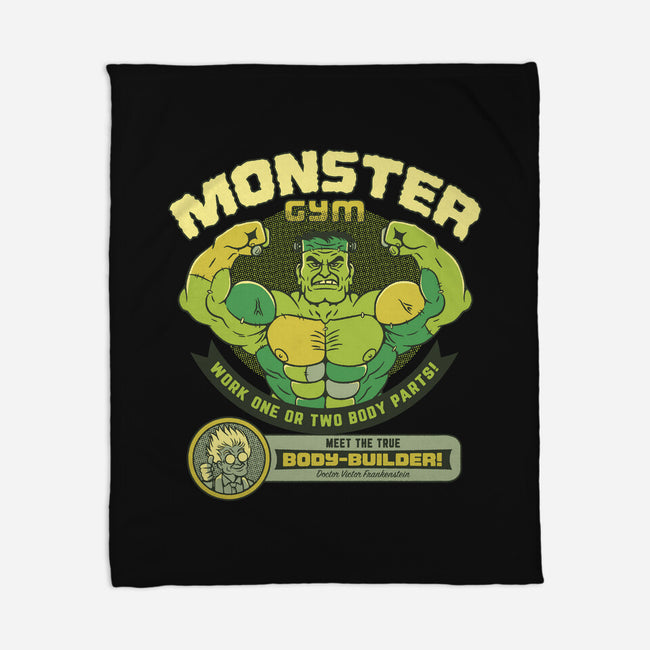 Frankenstein Bodybuilder-None-Fleece-Blanket-tobefonseca