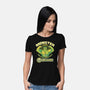 Frankenstein Bodybuilder-Womens-Basic-Tee-tobefonseca