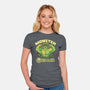 Frankenstein Bodybuilder-Womens-Fitted-Tee-tobefonseca