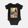 Pyramid Head Woodblock-Baby-Basic-Onesie-DrMonekers