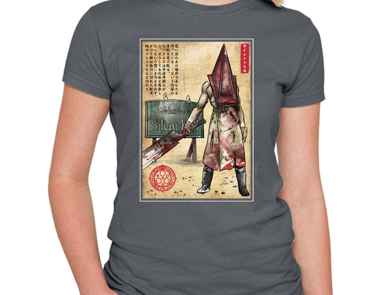 Pyramid Head Woodblock